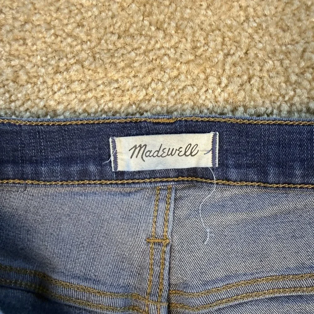 Madewell Roadtripper 10 Inch High Rise Skinny Jeans Womens Size 24 Blue F596 - Picture 4 of 14